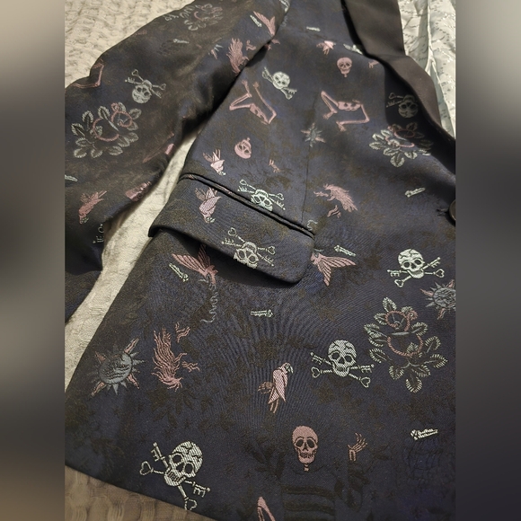 Zadig & Voltaire Victor Tattoo Print Blazer - Picture 6 of 12